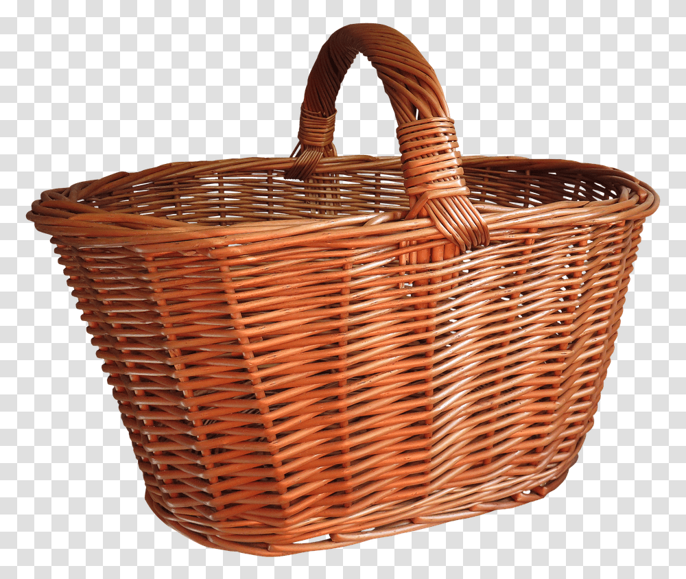 Basket Woven Empty Basket No Background, Shopping Basket, Rug, Lamp Transparent Png
