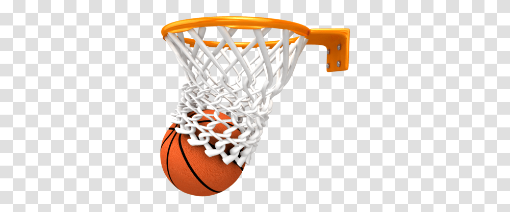 Basketball And Net Basketball In Hoop, Sport, Sports, Team Sport, Crib Transparent Png