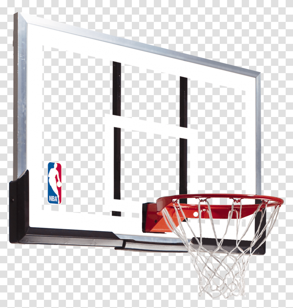 Basketball Backboard Backboard With Rim Of Basketball, Hoop, Monitor, Screen, Electronics Transparent Png