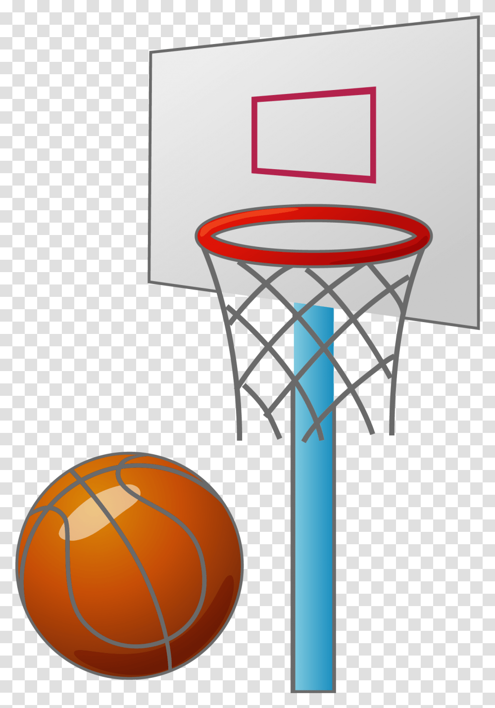 Basketball Backboard Court Basketball Court In Cartoon, Hoop,  Transparent Png