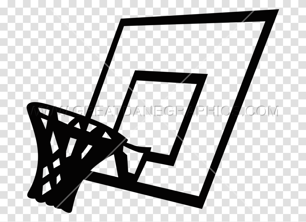 Basketball Backboard Production Ready Artwork For T Shirt Printing, Triangle, Lighting, Utility Pole, Badminton Transparent Png