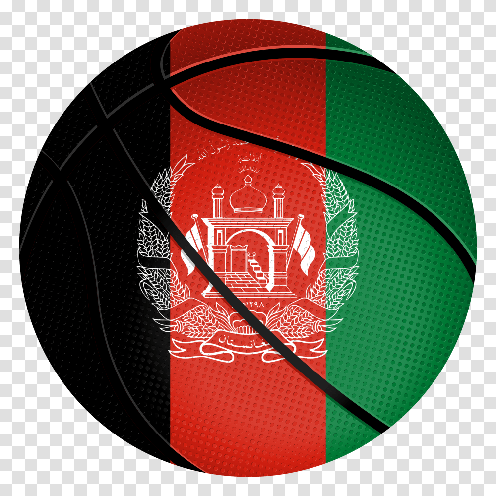 Basketball Ball Iran Tajikistan Afghanistan Flag 4k Transparent Png