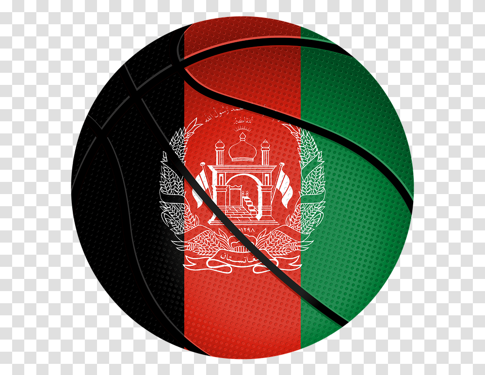Basketball Ball Iran Tajikistan Afghanistan India Afganistan Flag, Sphere Transparent Png
