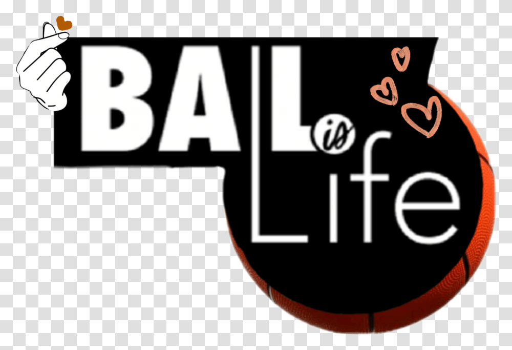 Basketball Ballislife Sticker Vertical, Text, Alphabet, Label, Symbol Transparent Png