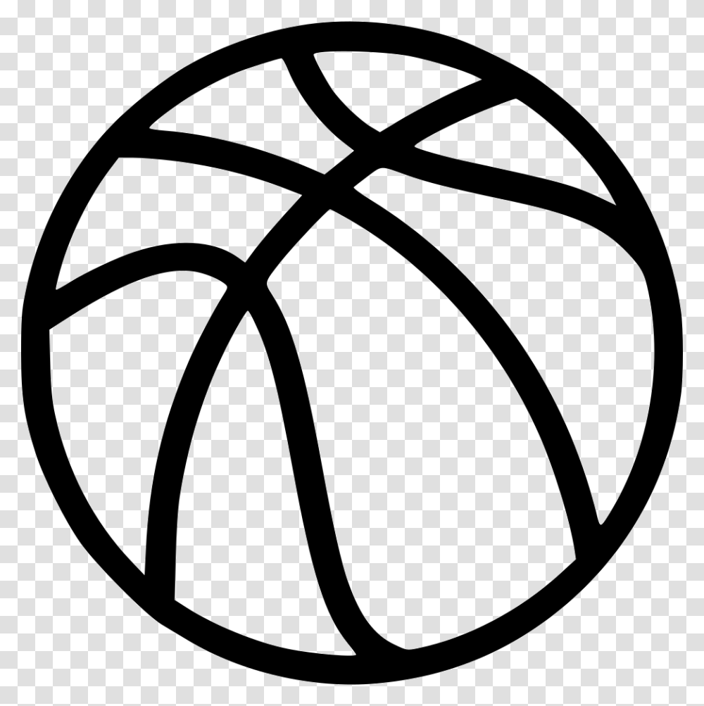 Basketball Black And White Basketball Icon, Sphere, Ring, Jewelry Transparent Png