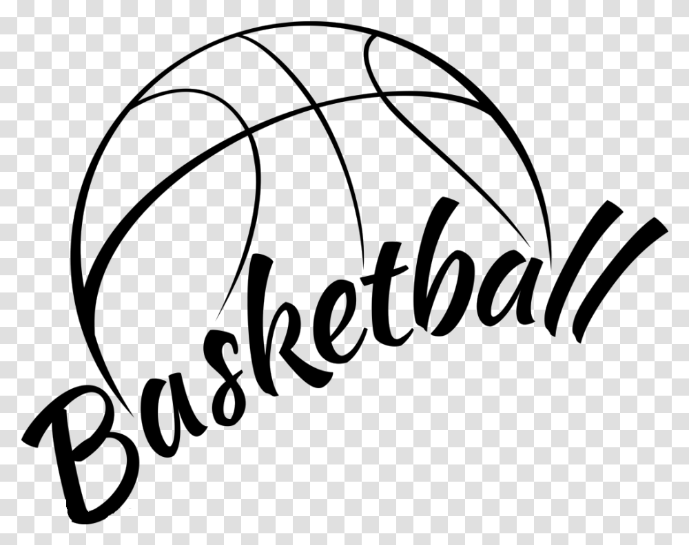 Basketball Black And White Clipart Basketball Clipart Black And White, Sphere, Apparel, Bow Transparent Png