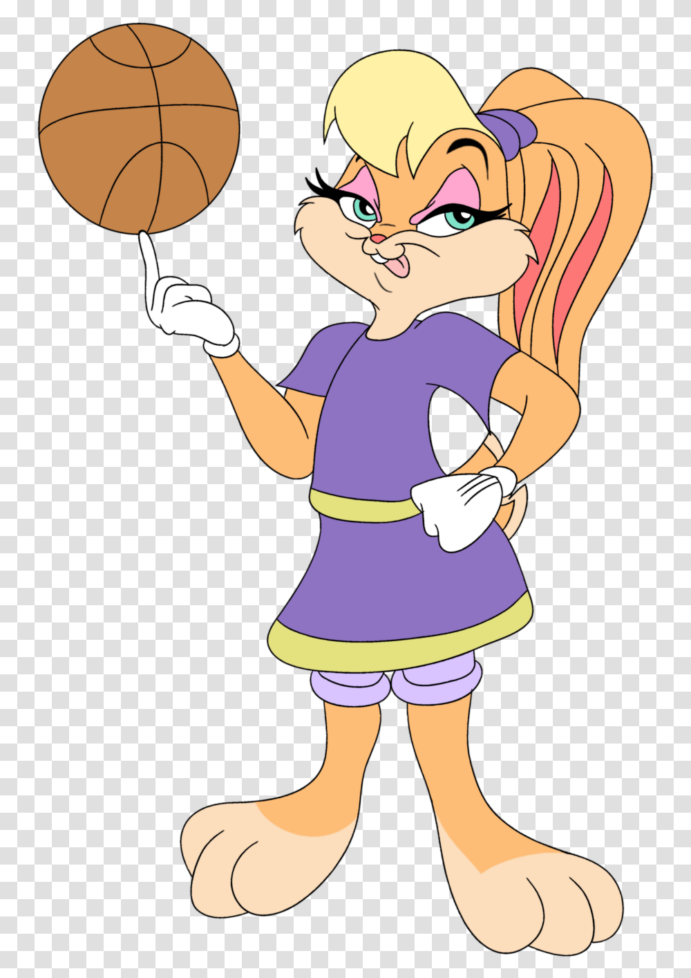 Basketball Bunny Cliparts Download Full Size Clipart Basketball Bunny, Person, Comics, Book, People Transparent Png