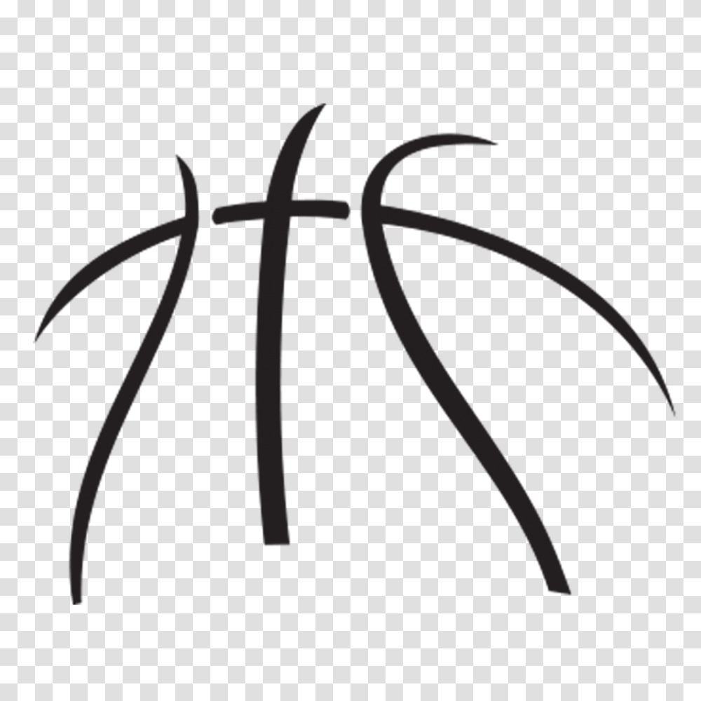 Basketball Clipart Black And White Black And White, Bow, Handwriting, Signature Transparent Png