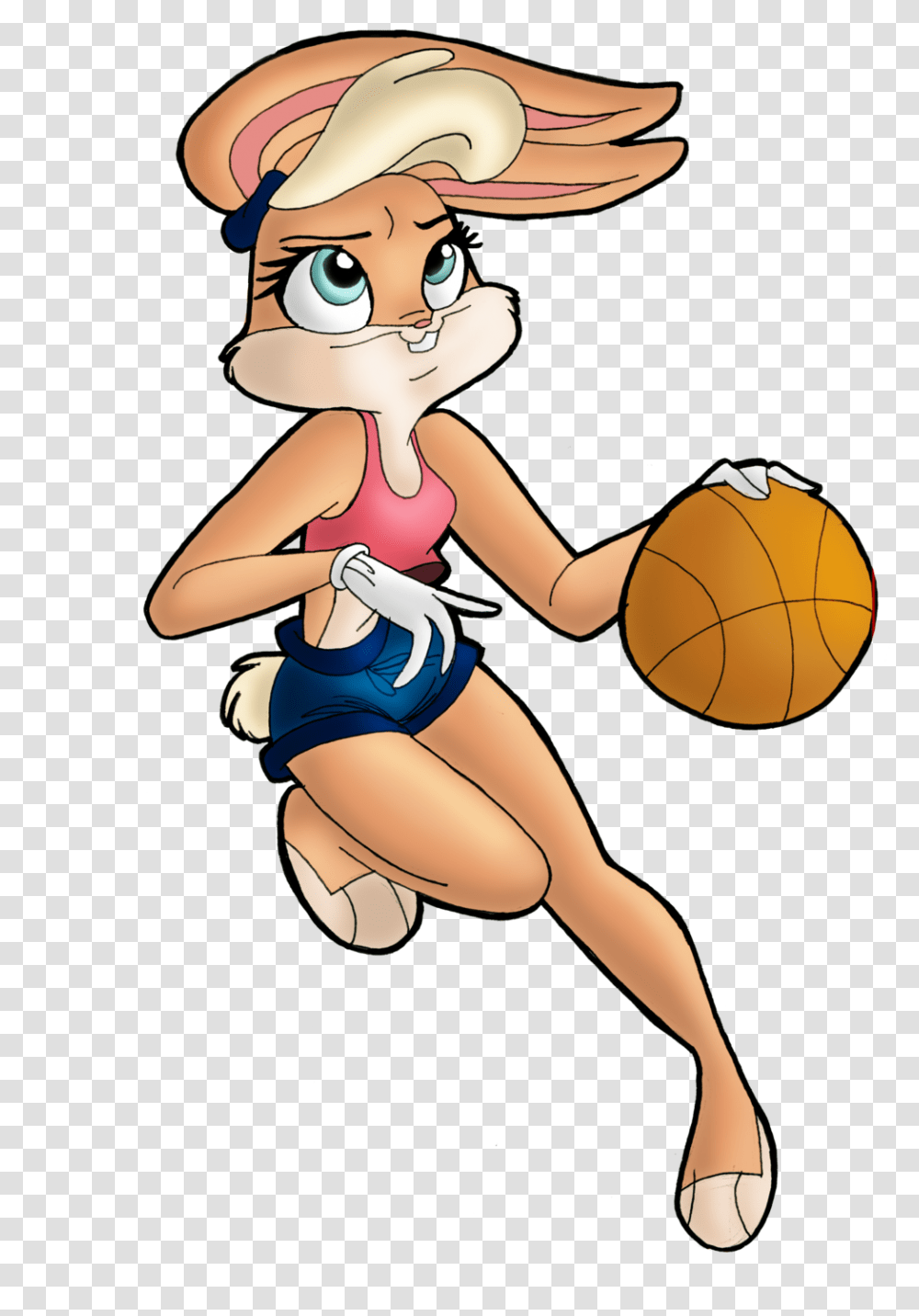 Basketball Clipart Bugs Bunny Lola Bunny Bugs Bunny, Person, Human, People, Team Sport Transparent Png