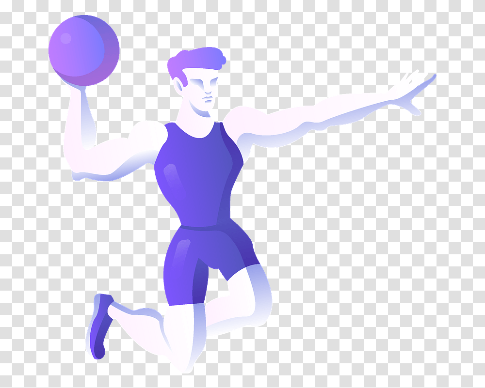 Basketball Clipart Illustration, Person, Human, Juggling, Leisure Activities Transparent Png