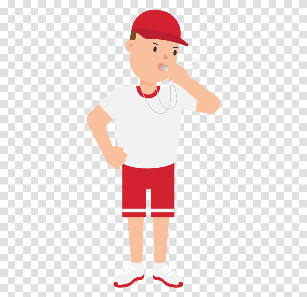 Basketball Coach Cartoon, Person, Hand, Sleeve Transparent Png