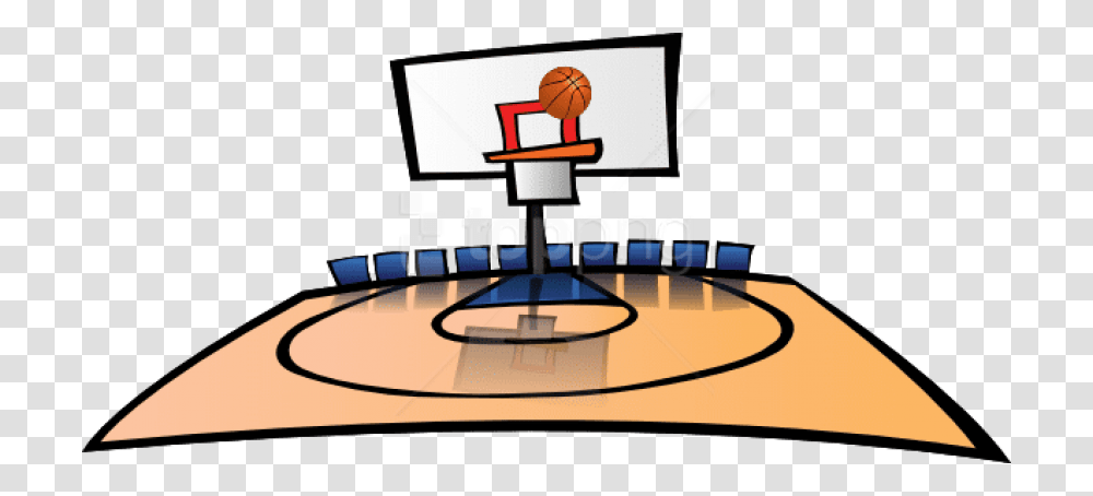 Basketball Court Basketball Courts Clipart, White Board, Indoors, Tabletop, Furniture Transparent Png