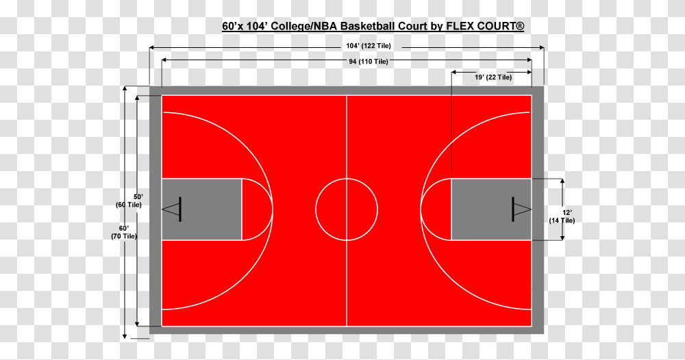 Basketball Court Circle, Team Sport, Sports, Field Transparent Png