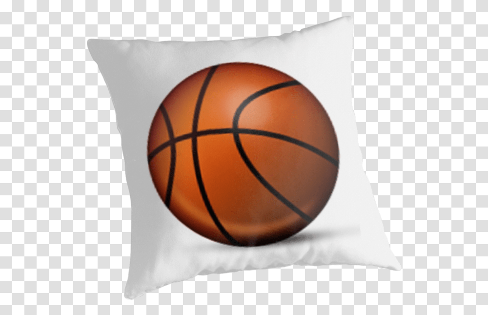 Basketball Emoji Basketball Moves, Pillow, Cushion, Lamp, Team Sport Transparent Png