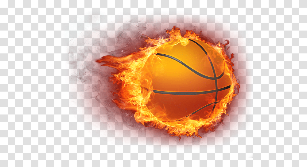 Basketball Fire Icon Basketball Ball On Fire, Bonfire, Flame, Sphere Transparent Png