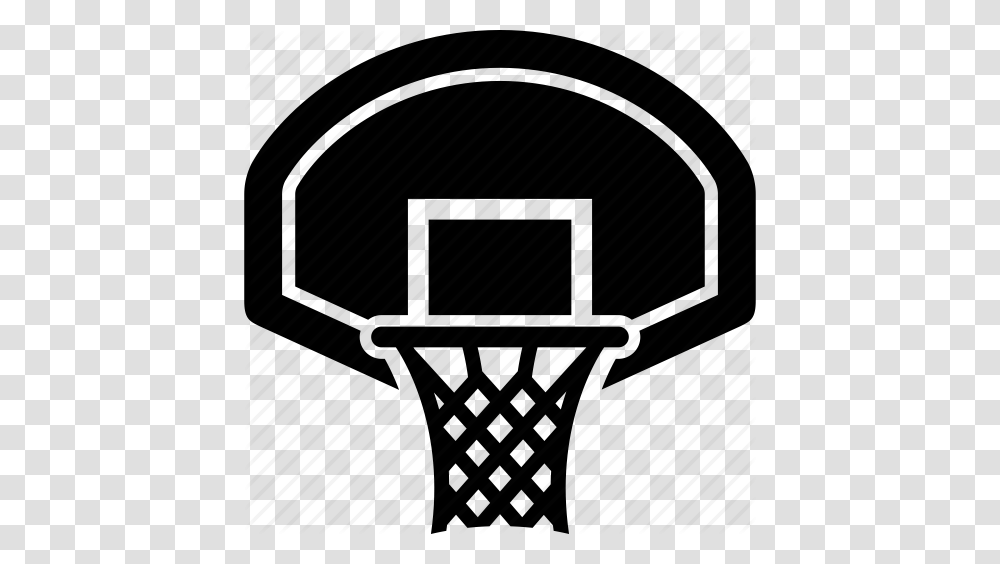 Basketball Goal Hoop Net Sports Icon, Stencil, Tie, Accessories, Accessory Transparent Png