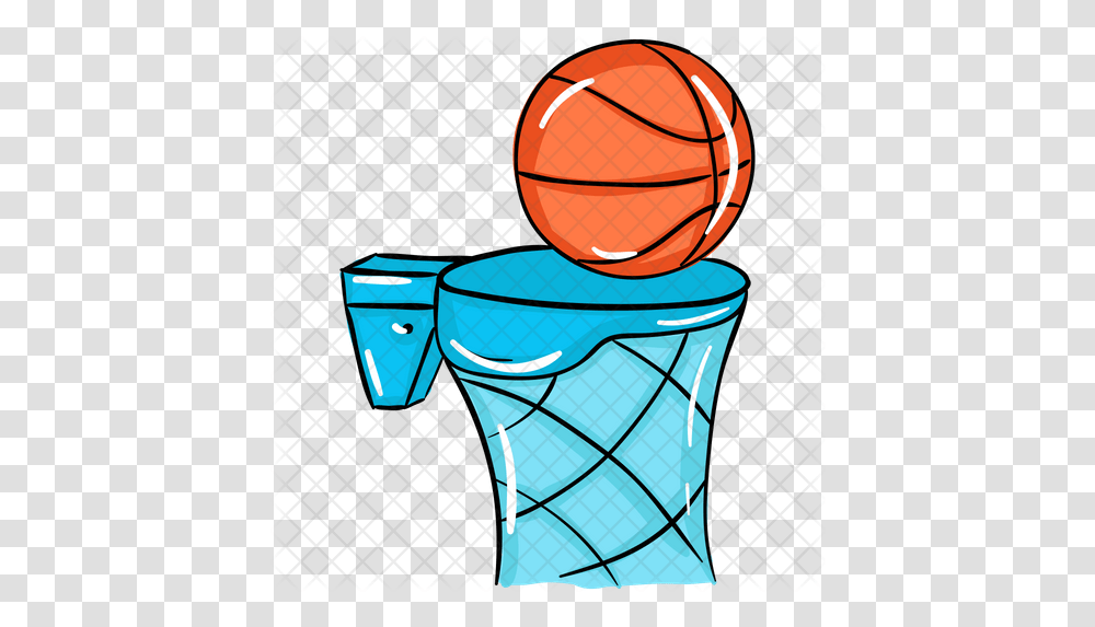 Basketball Goal Icon Of Doodle Style For Basketball, Sport, Sports, Sphere, Team Sport Transparent Png