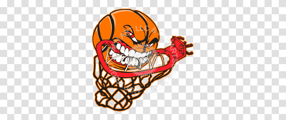 Basketball Hoop Clip Art Basketball Eating Hoop Sports, Sea Life, Animal, Food, Dynamite Transparent Png