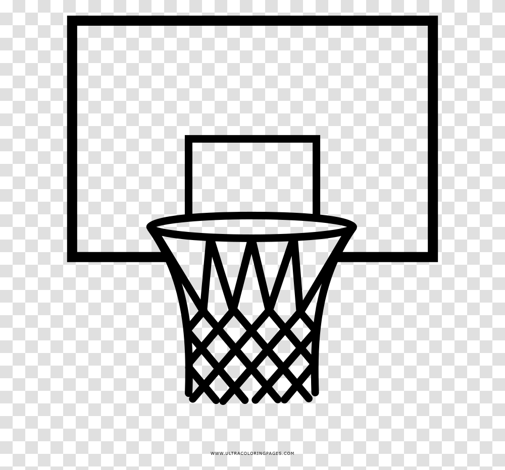 Basketball Hoop Coloring, Gray, World Of Warcraft Transparent Png