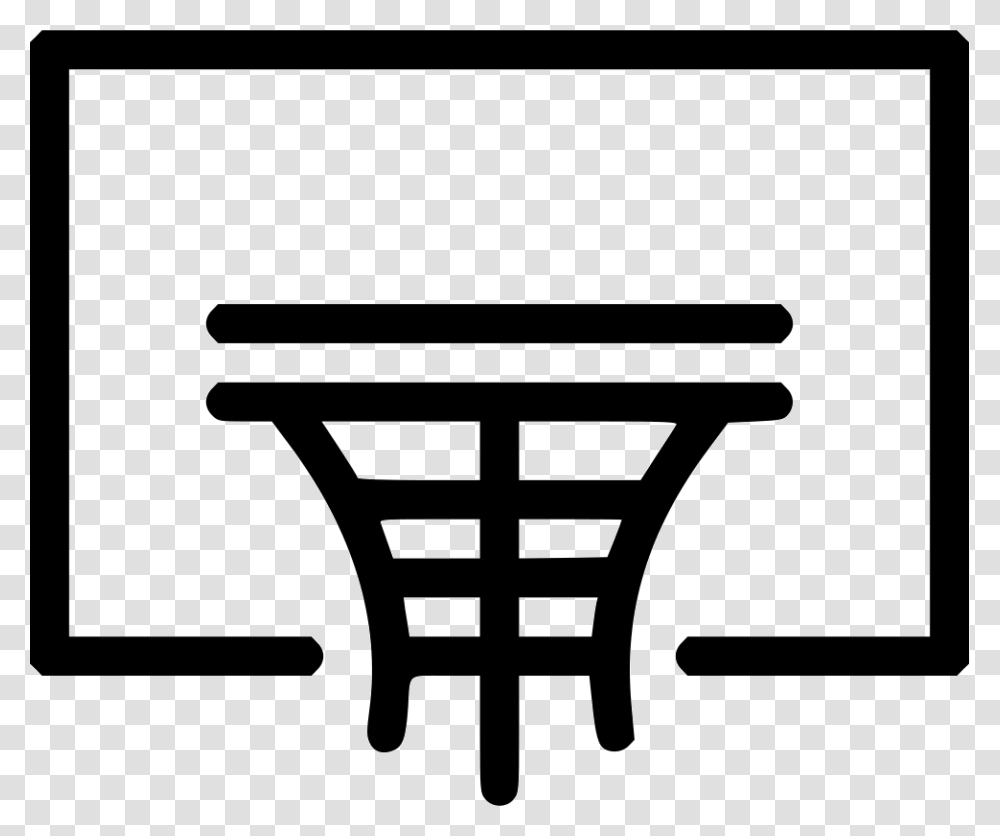 Basketball Hoop Icon Free Download, Vehicle, Transportation, Stencil Transparent Png