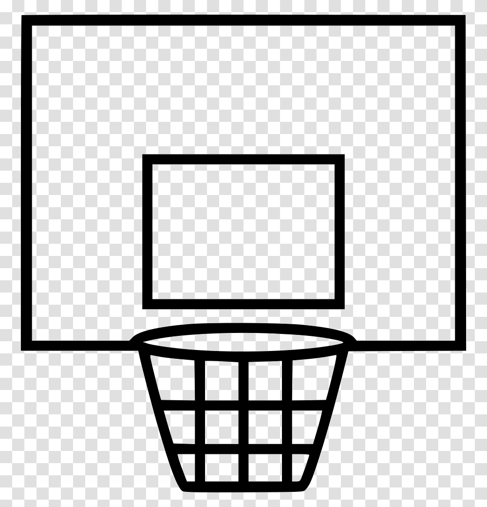Basketball Hoop Icon Free Download, Jar, Stencil Transparent Png
