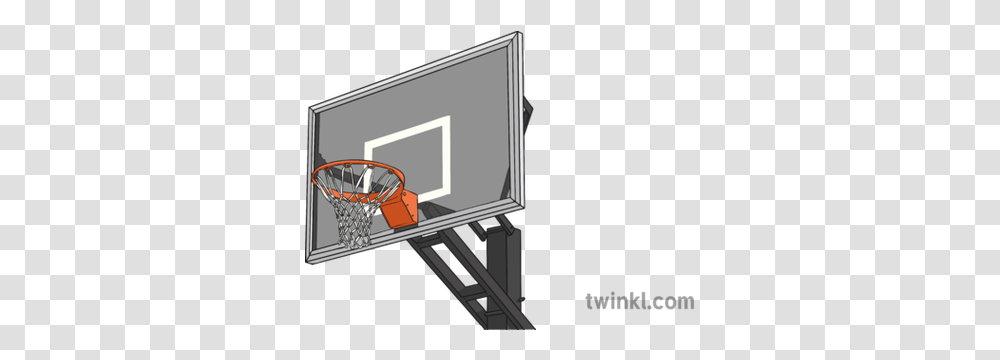 Basketball Hoop Illustration Twinkl Basketball Rim, Advertisement Transparent Png