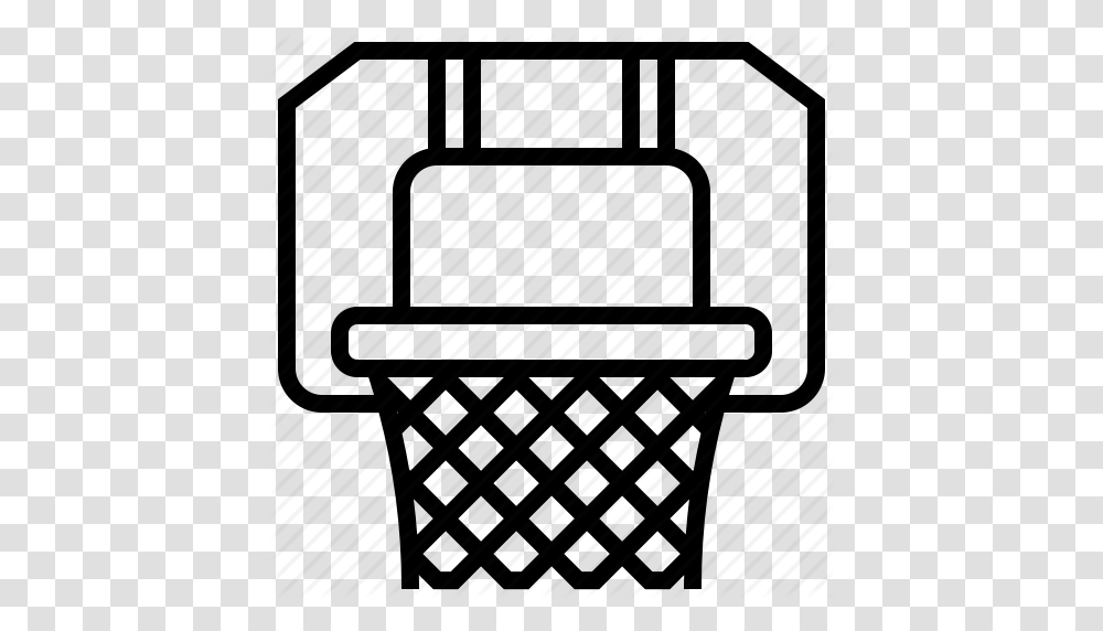 Basketball Hoop Net Sport Icon, Lock, Shopping Basket, Shopping Cart, Combination Lock Transparent Png