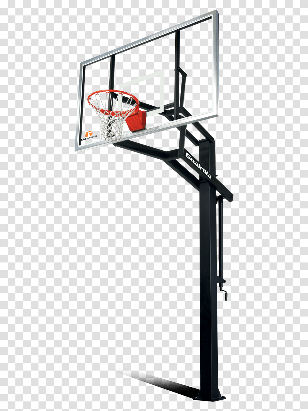 Basketball Hoop Stand Goalrilla 72 In Ground Basketball Hoop, Electronics, Screen, Monitor, Handrail Transparent Png