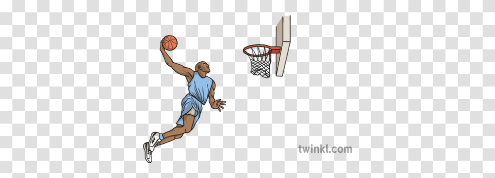 Basketball Illustration Basketball Twinkl, Person, Human, People, Sport Transparent Png