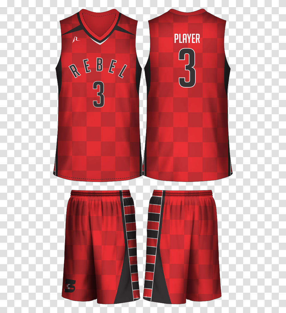 Basketball Jersey Red Design, Apparel, Shirt, Shorts Transparent Png