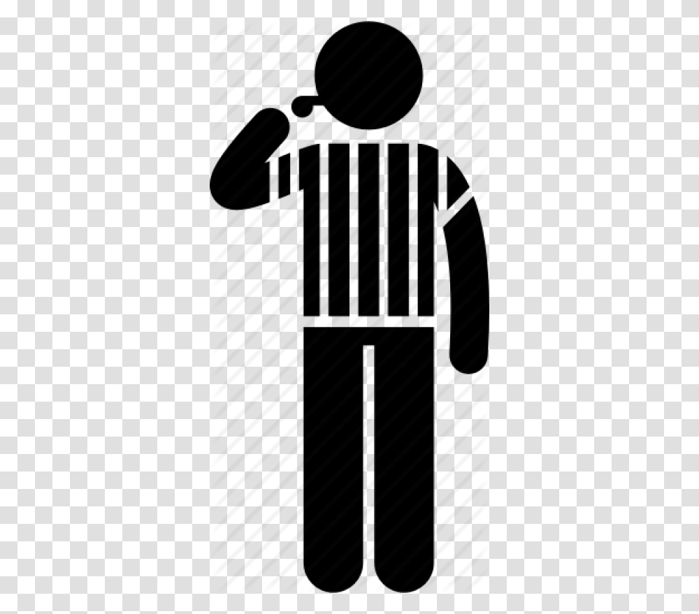Basketball Judge Referee Stick Figure Stickman Stickman Referee, Rug, Pattern, Tie Transparent Png