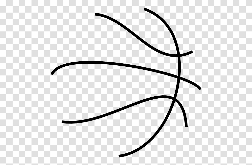 Basketball Lines Clipart, Bow, Handwriting, Signature Transparent Png