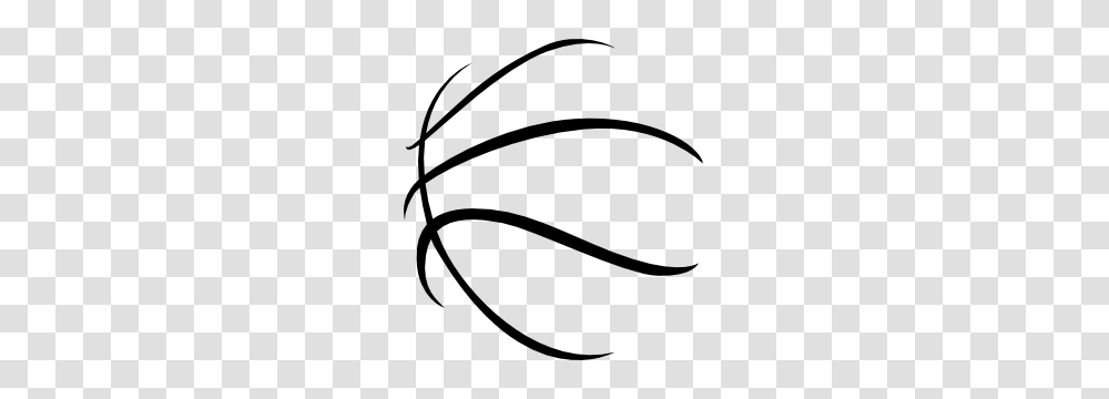 Basketball Lines, Bow, Handwriting, Logo Transparent Png