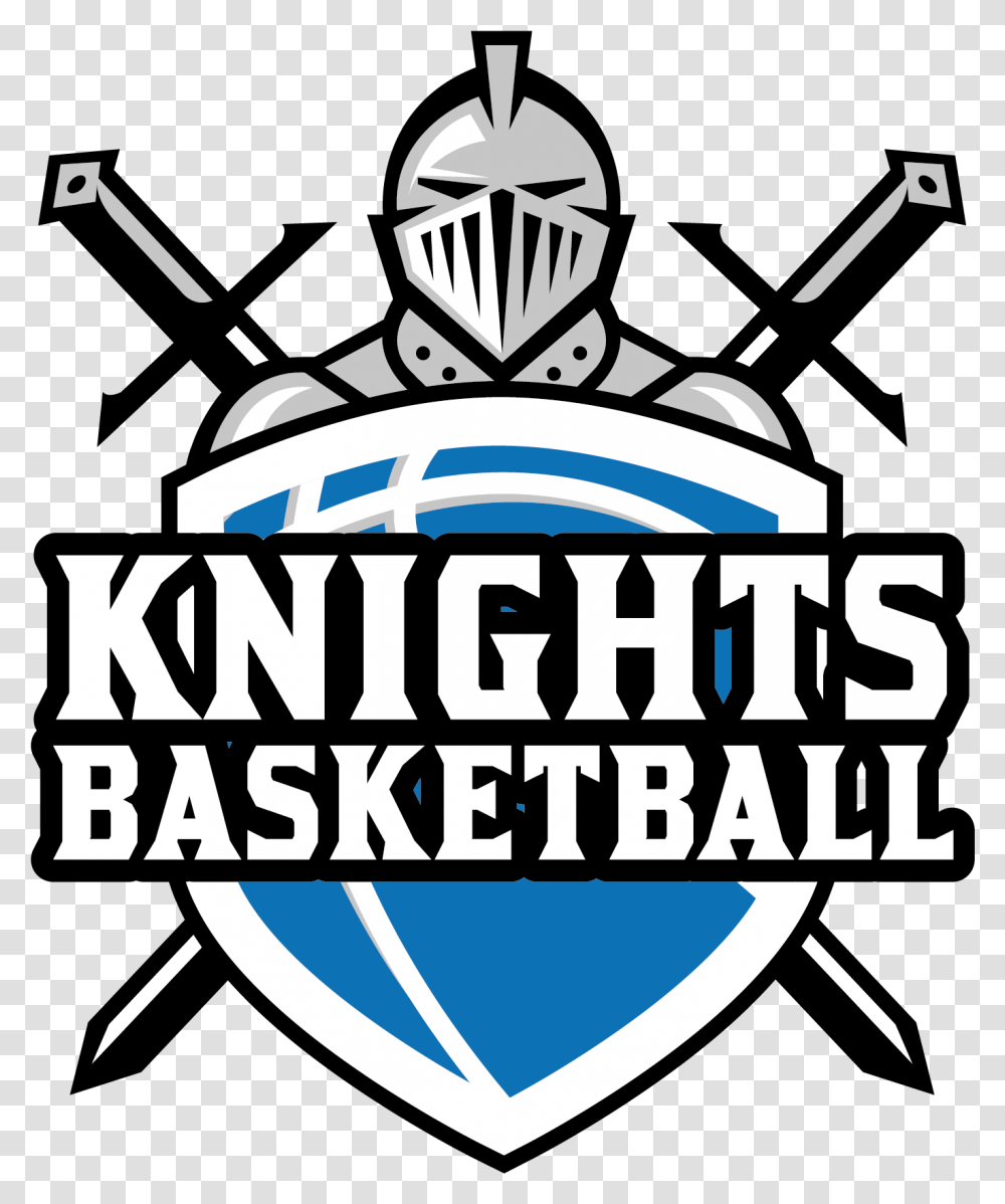 Basketball Logo Knights Basketball Academy Logo, Crowd, Ninja, Curling, Crash Helmet Transparent Png