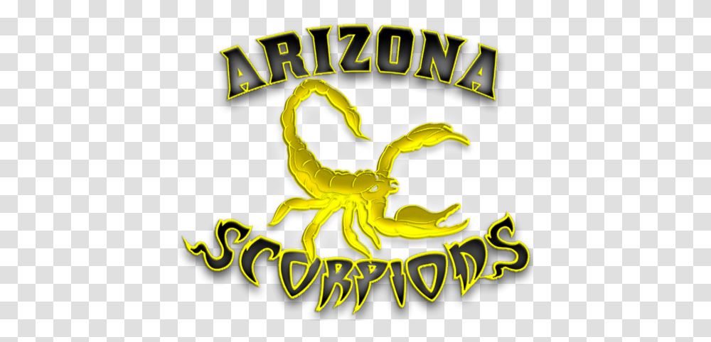Basketball Logos Arizona Scorpions Logo, Text, Dragon, Animal, Wasp Transparent Png