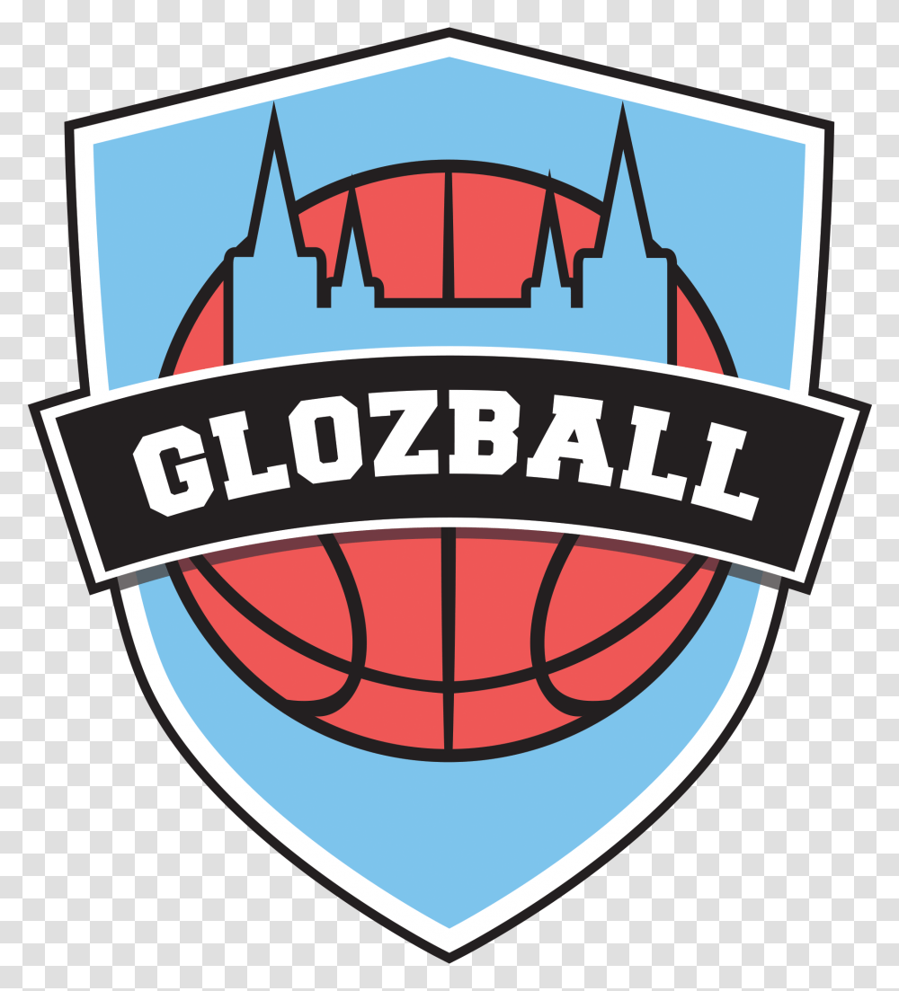 Basketball Logos Gloucester Glozball Emblem, Symbol, Trademark, Armor, Badge Transparent Png