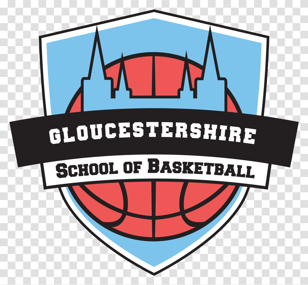 Basketball Logos Gloucestershire School Emblem, Symbol, Word, Graphics, Art Transparent Png