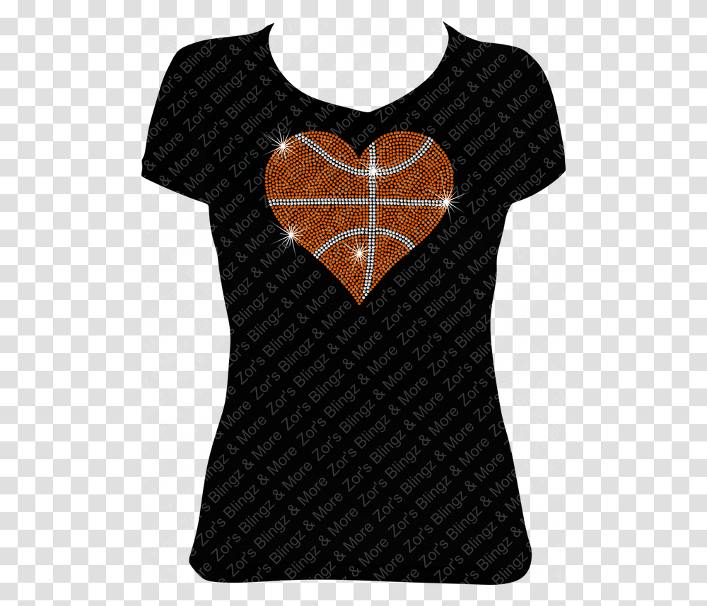 Basketball Mega Bling Heart Rhinestone T Shirt Design Vinyl Shirt Designs For Boys, Plectrum, Cushion, Pillow Transparent Png