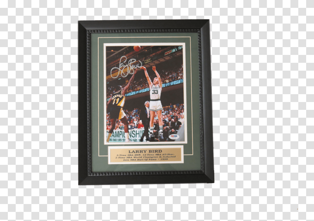Basketball Memorabilia Magic Larry Bird, Advertisement, Poster, Collage, Person Transparent Png
