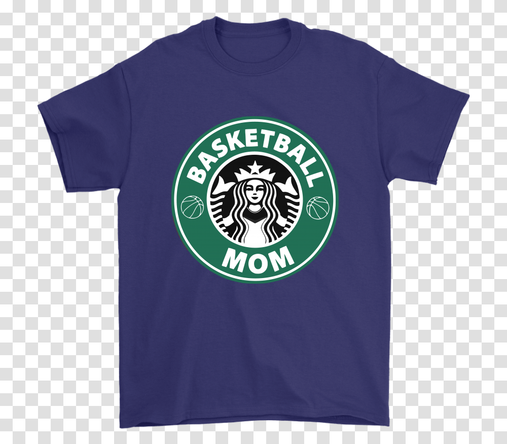 Basketball Mom Love Starbucks Coffee Shirts Funny Ravens Shirt, Apparel, T-Shirt Transparent Png
