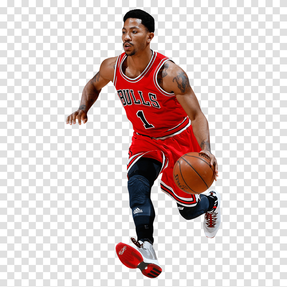 Basketball Moves Player Derrick Rose Background, Person, Human, People, Team Sport Transparent Png