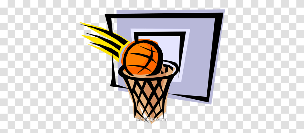 Basketball Net Royalty Free Vector Clip Basketballkorb Clipart, Graphics, Shopping Basket, Bucket Transparent Png