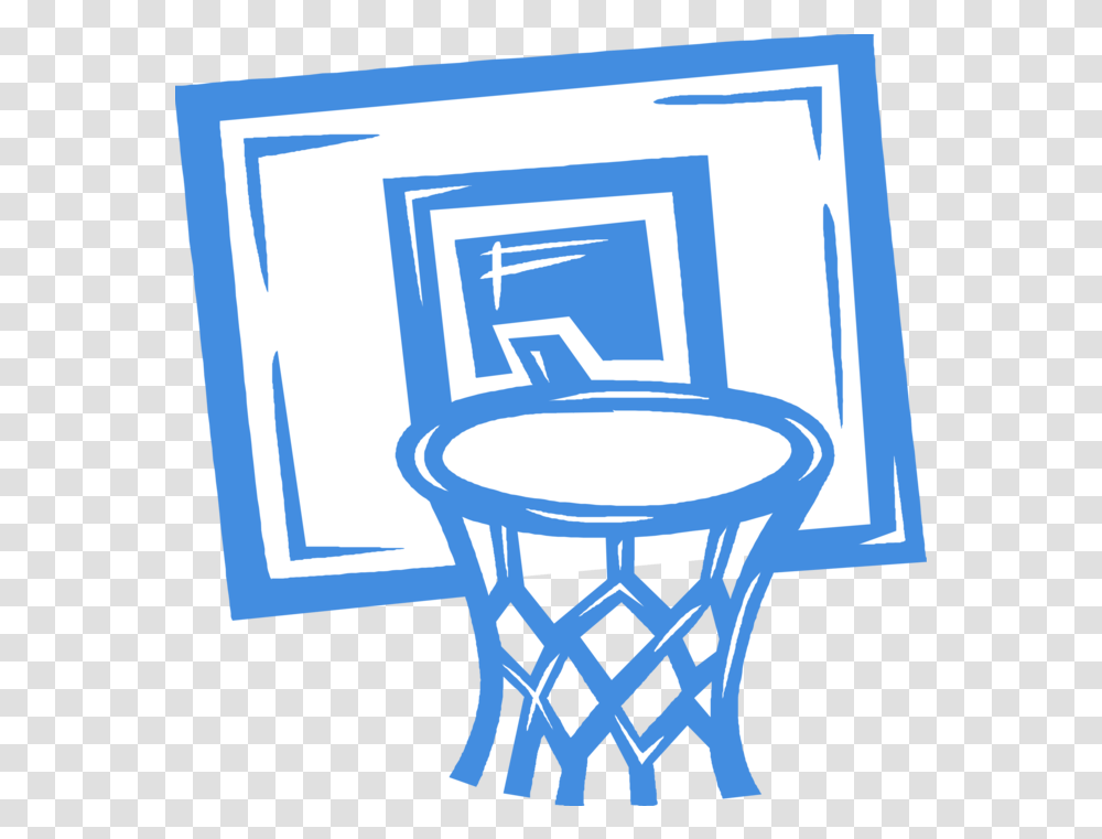 Basketball Net Vector Sports Related Bulletin Board Blue Clipart Basketball Hoop, Poster, Advertisement Transparent Png