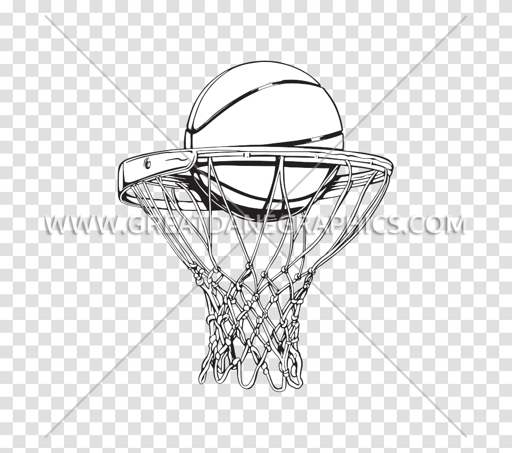 Basketball Nets Clipart Sketch, Lamp, Hoop Transparent Png
