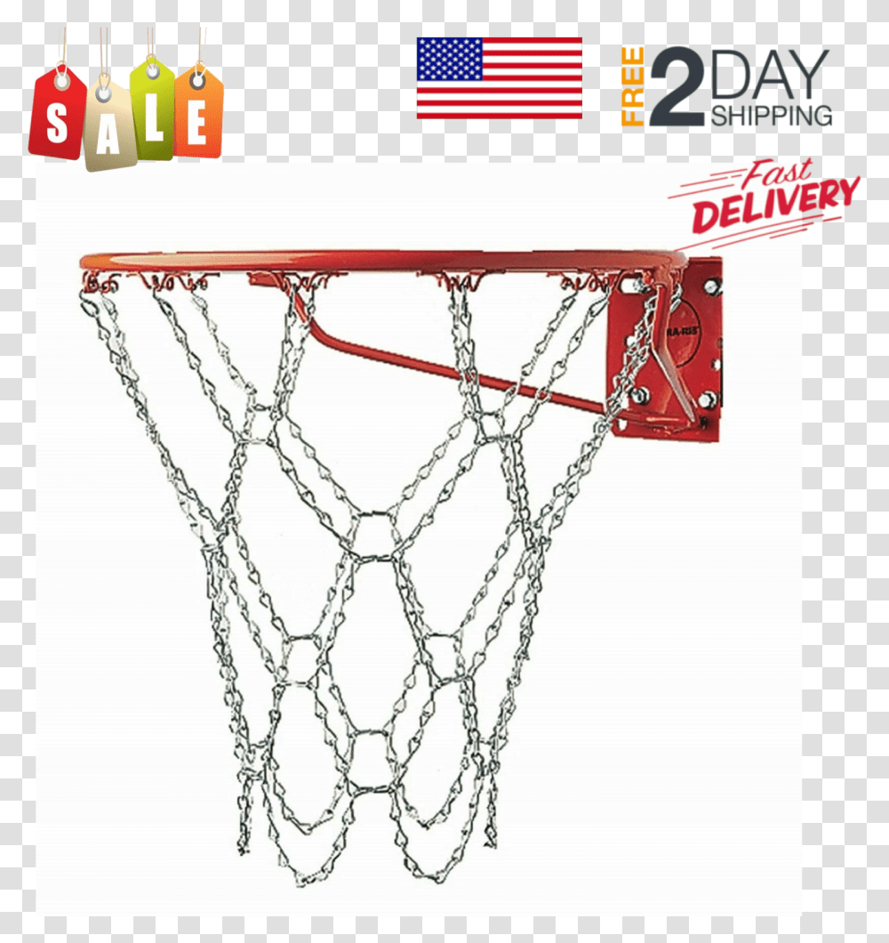 Basketball Netting Chains, Hoop Transparent Png