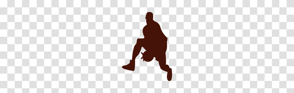 Basketball Or To Download, Person, Human, Silhouette, Kneeling Transparent Png