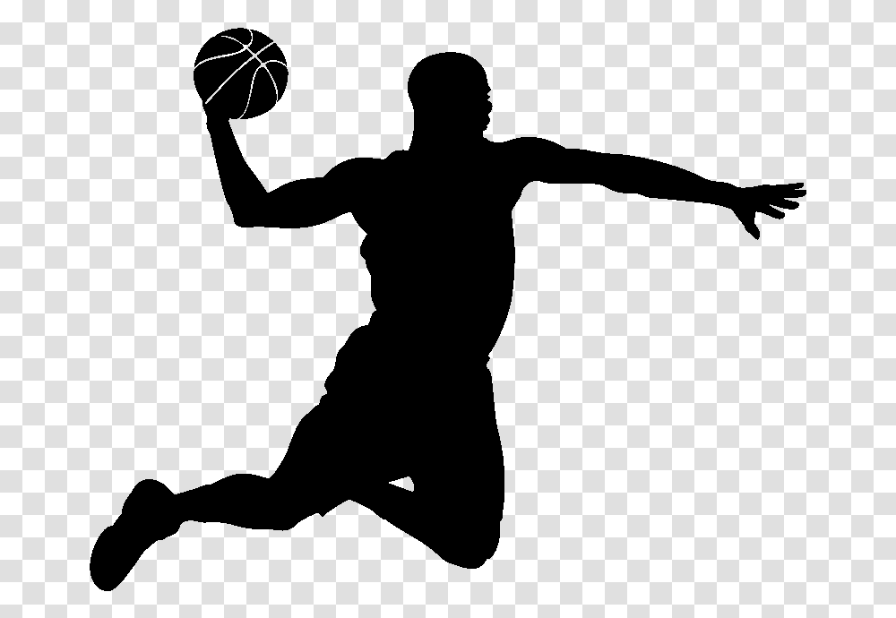 Basketball Player Black And White, Gray, World Of Warcraft Transparent Png