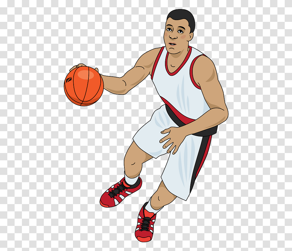 Basketball Player Clipart Free Download Basketball Player, Person, Human, People, Team Sport Transparent Png