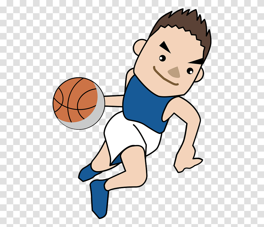 Basketball Player Clipart Free Download For Basketball, Baby, Rattle, Crawling Transparent Png