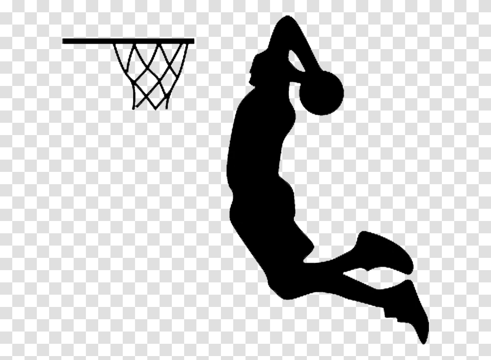 Basketball Player Dunking Cartoon, Team Sport, Sports, Football, Hoop Transparent Png